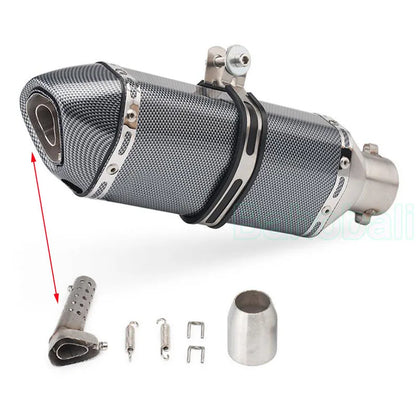 Universal 51mm Stainless Exhaust Muffler with DB Killer