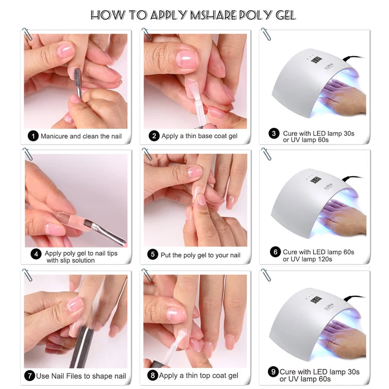 Mshare Acrylic Crystal Gel