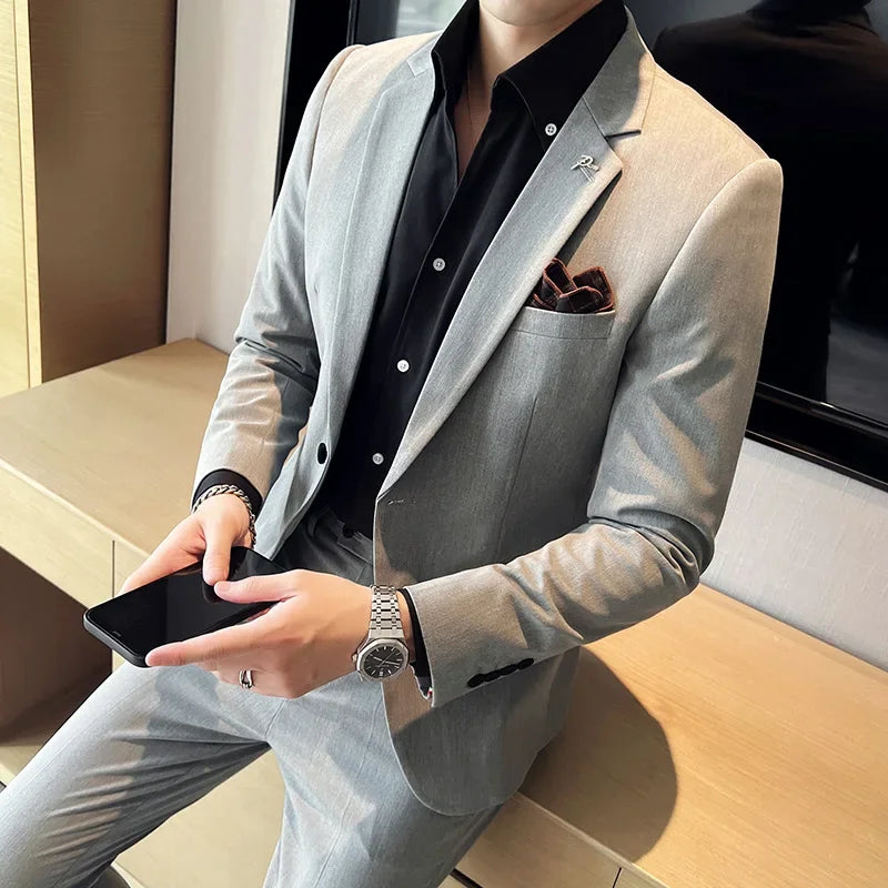 Jacket Pants High End Suit