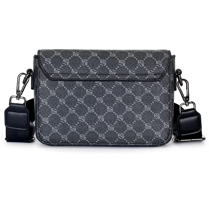 PU Leather Saddle Crossbody Bag