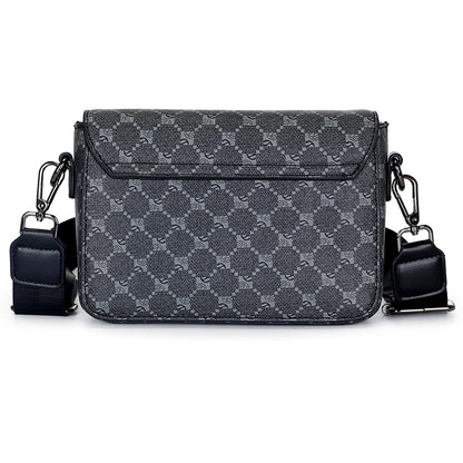 PU Leather Saddle Crossbody Bag