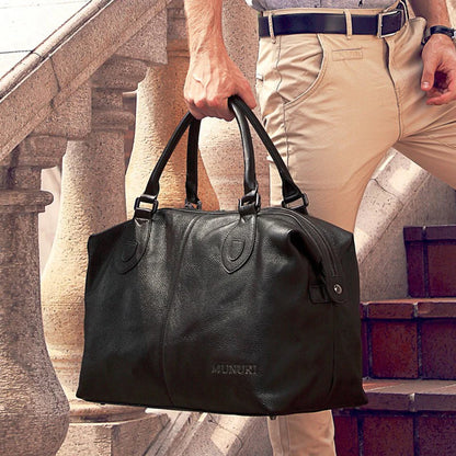 Genuine Cowhide Leather Duffel Bag