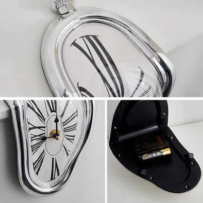 Melting Distorted Wall Clocks