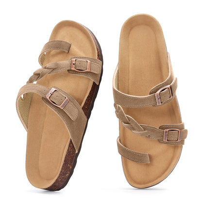 Smile Leather & Suede Clogs