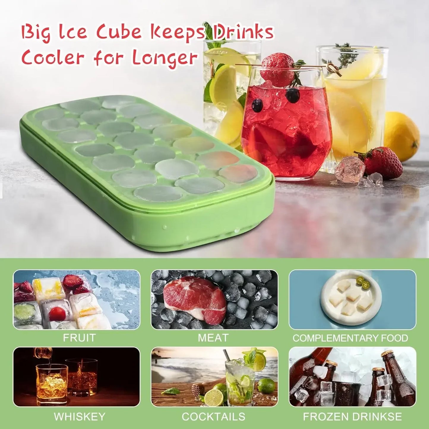 Silicone Ice Cube Tray