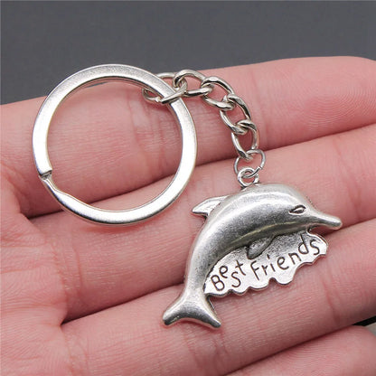 Seahorse Octopus Mermaid Keychains Nail