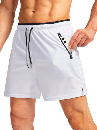 5-Inch Zippered Pocket Running Shorts