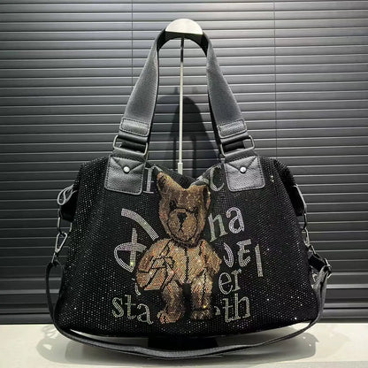 Nylon Teddy Bear Tote
