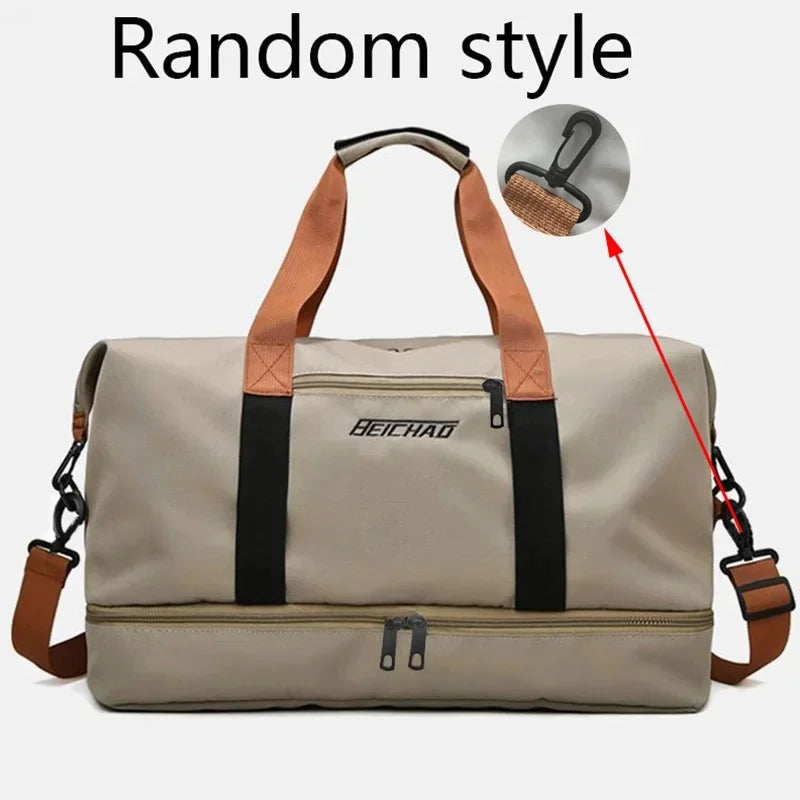 Lightweight Oxford Weekender Bag