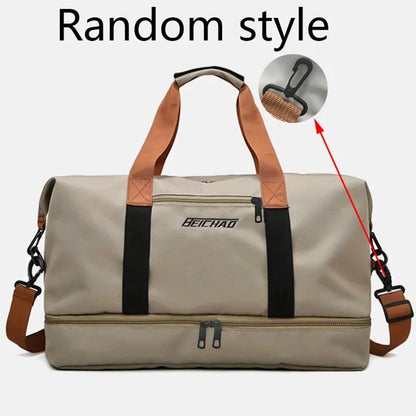 Lightweight Oxford Weekender Bag