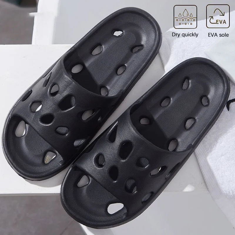 Bathroom House Cheese Flip Flops