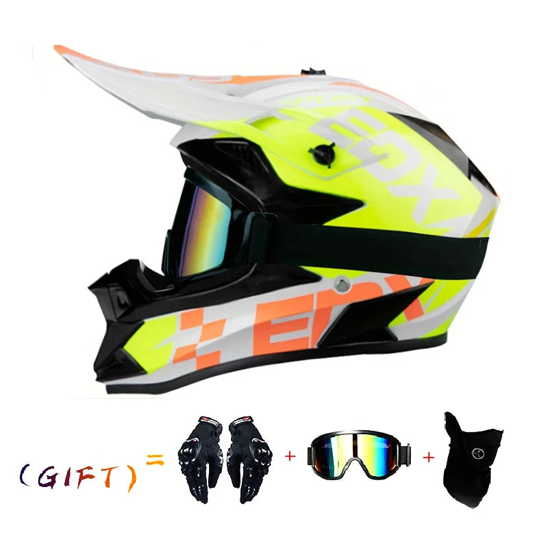 VGV Three-Piece Off-Road Motocross Helmet