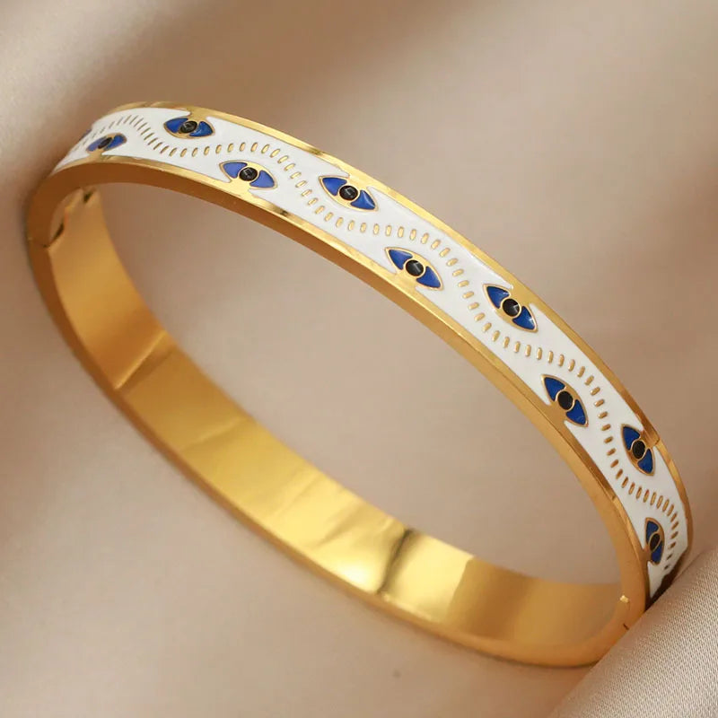 Gold Letter Cuff Bracelet
