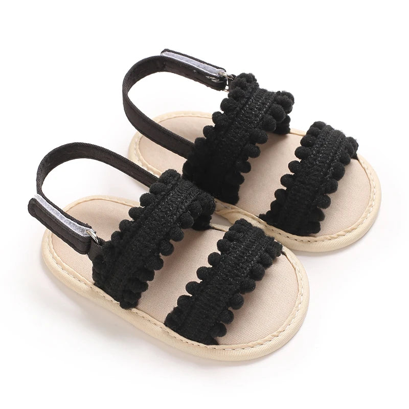 Cotton Soft-Sole Baby Sandals