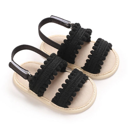 Cotton Soft-Sole Baby Sandals