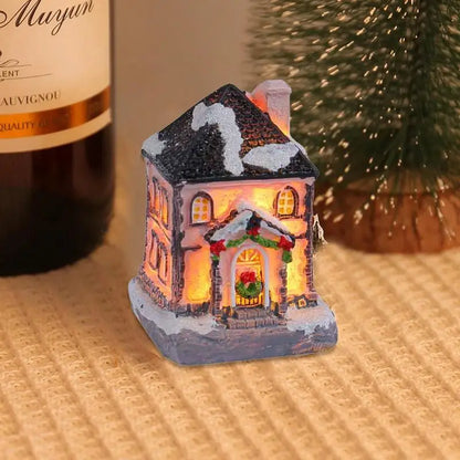 LED Christmas Village House