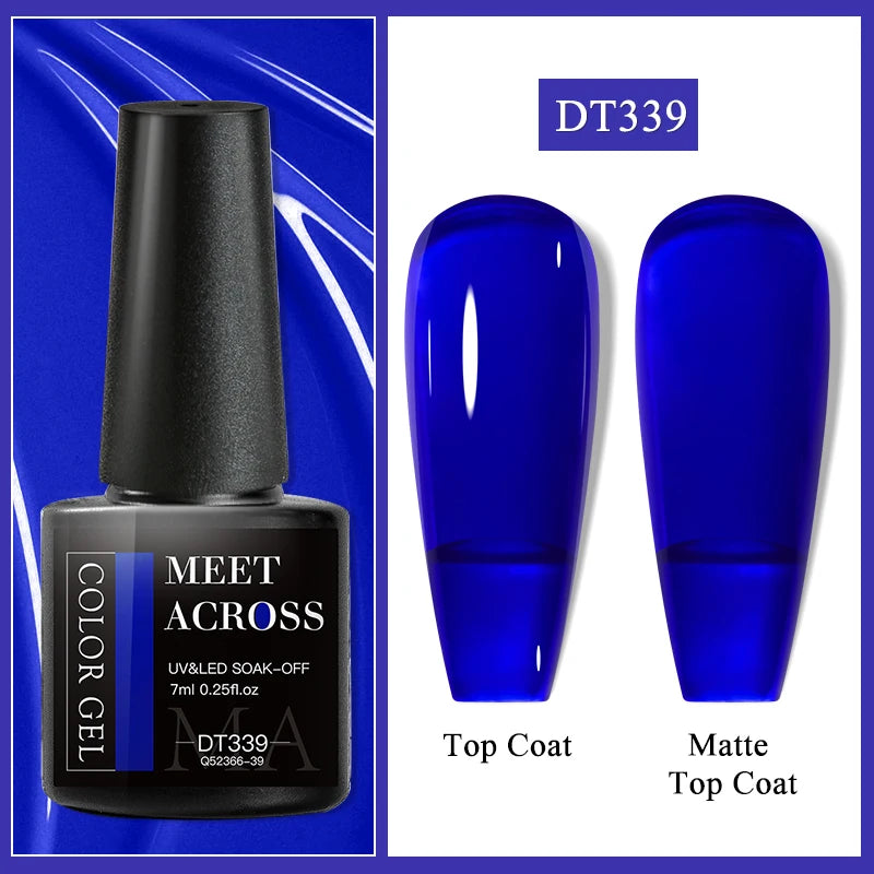 MEET ACROSS Matte Gel Polish