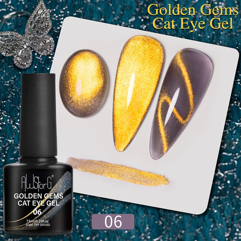 Pink Cat Eye Gel Polish