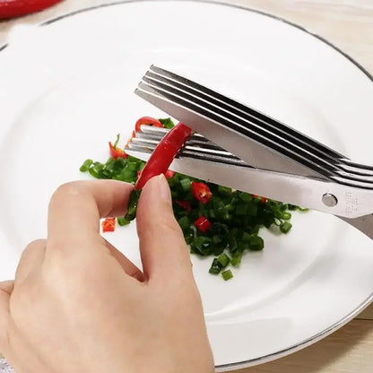 Muti-Layers Scissors For Vegetable