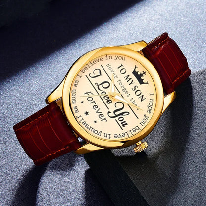 Crown Dial Quartz Watch