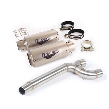 Yamaha FZ6/FZ6N/FZ6S 51mm Exhaust Middle Pipe Pair