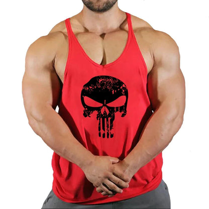 Muscular Stringer Bodybuilding Gym Vest