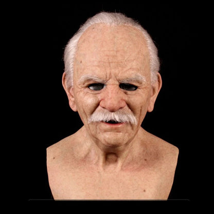 Elderly Face Latex Mask