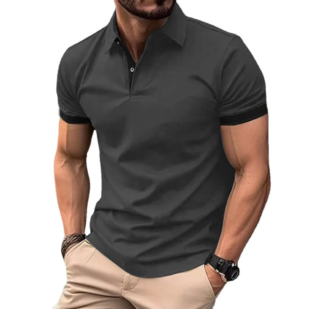 Solid Summer Casual Polo