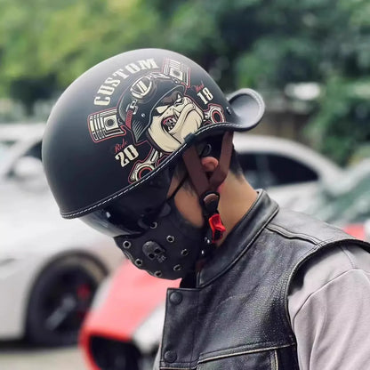 Unisex Retro Riding Helmet
