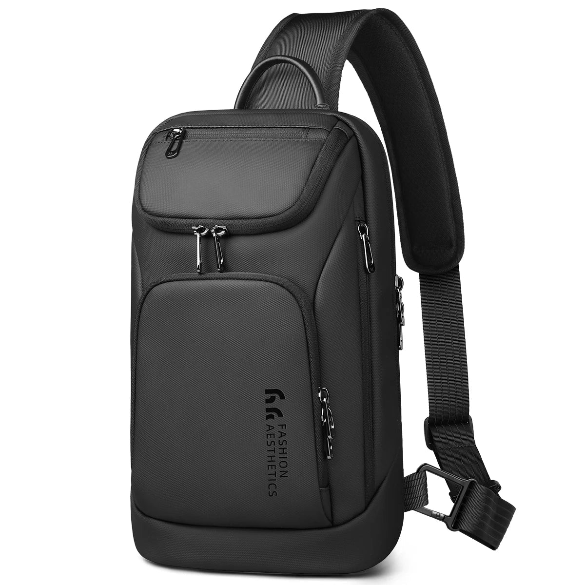 Water-Repellent Oxford Chest Bag