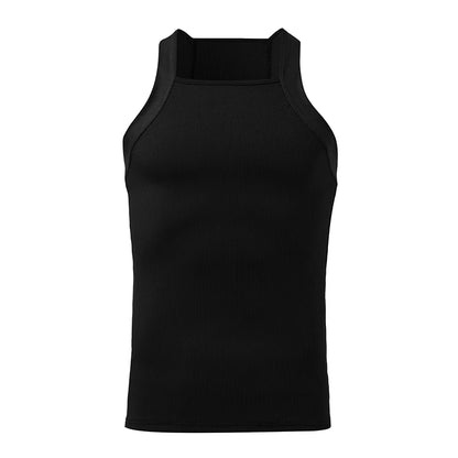 Skinny O-Neck Sleeveless Tank Top