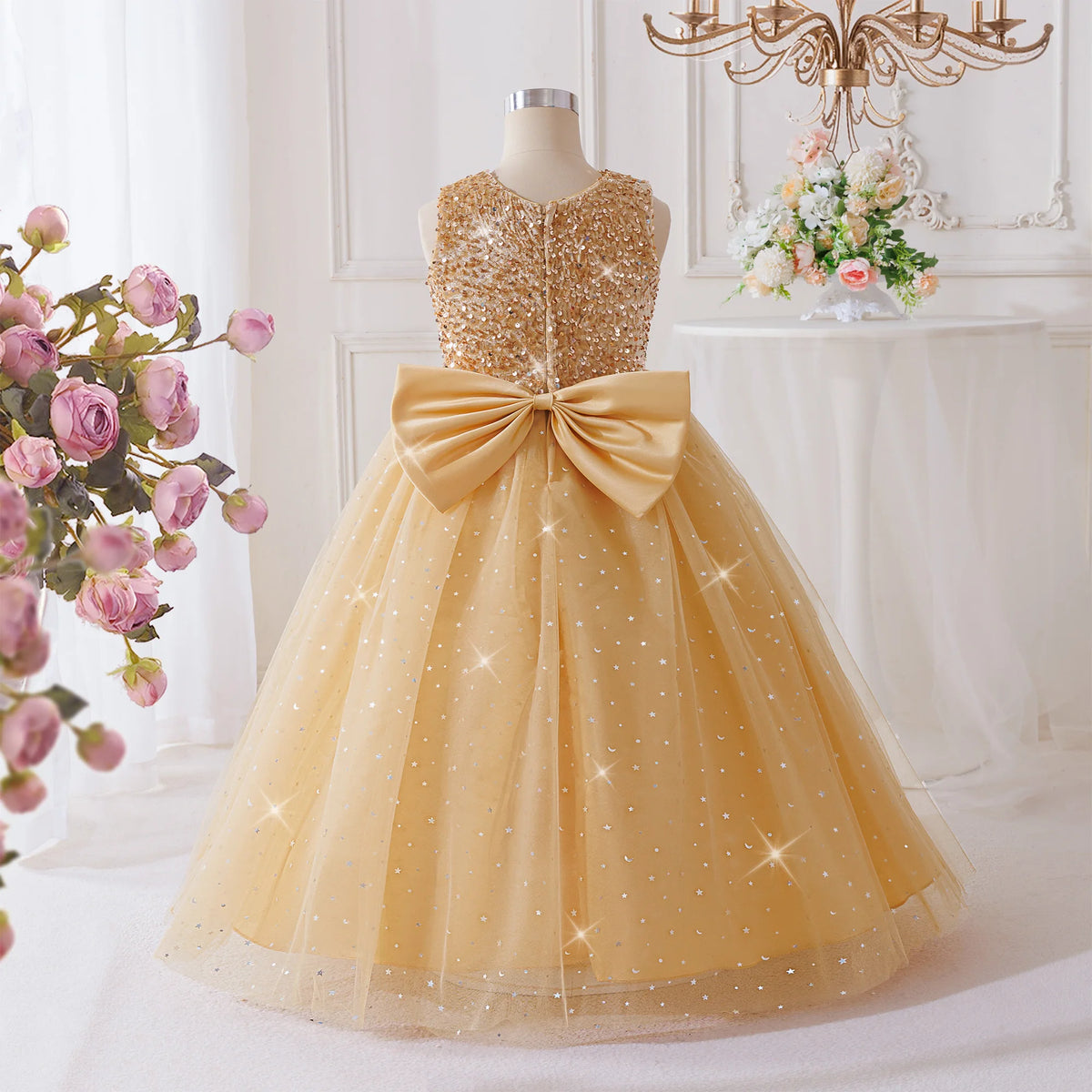Floral Tulle Dress