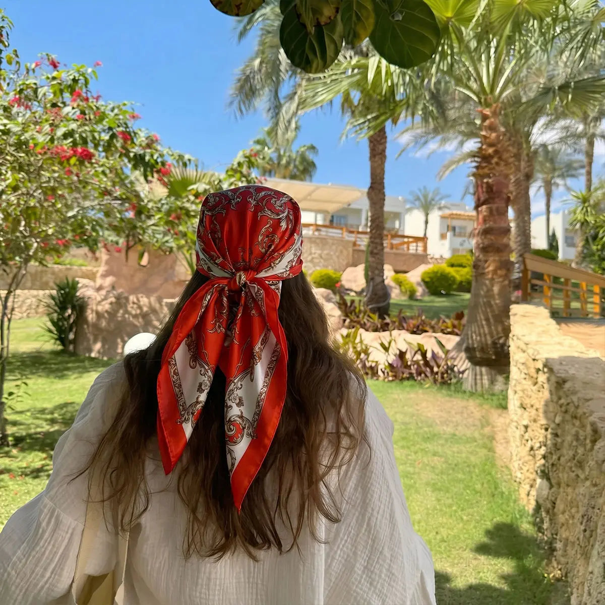 90cm Square Silk Scarf