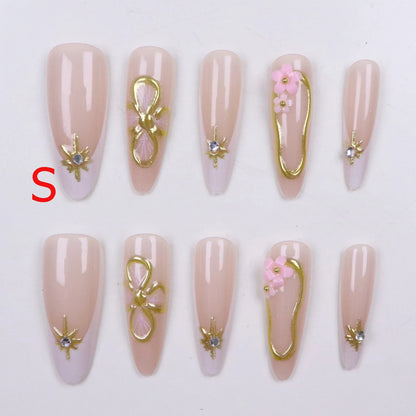 Butterfly Bow Press-On Nails