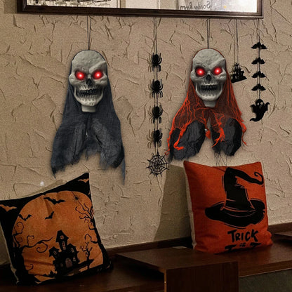 Hanging Skull Ghost Ornaments