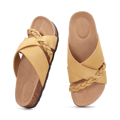 Smile Leather & Suede Clogs