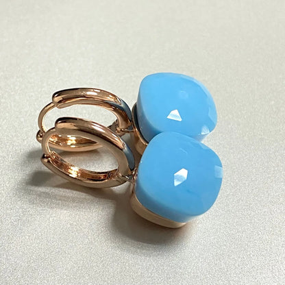 Square Crystal Earrings