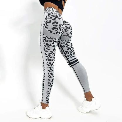 Seamless Leopard Hip-Lift Leggings