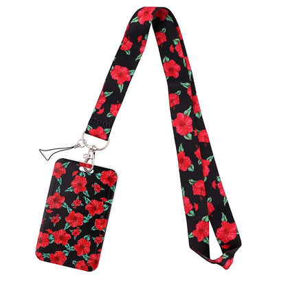 Sakura Cherry Blossoms Flower lanyard
