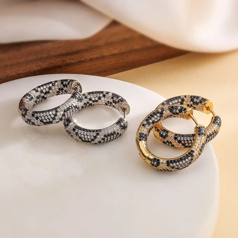Animal Hoop Earrings