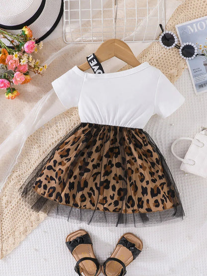 Kids Summer Mesh Dress