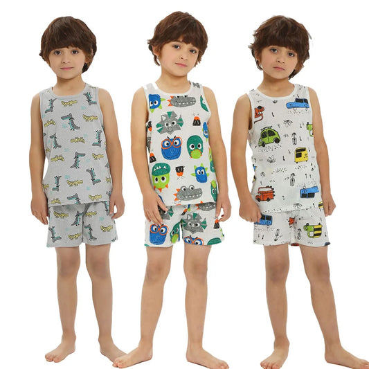 Dinosaur Sleeveless Pajama Set