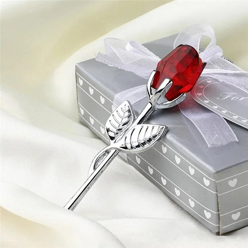 Elegant Crystal Rose