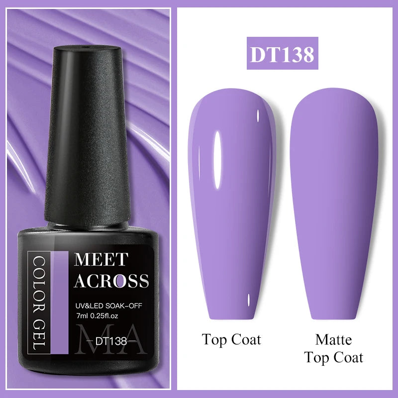 MEET ACROSS Matte Gel Polish