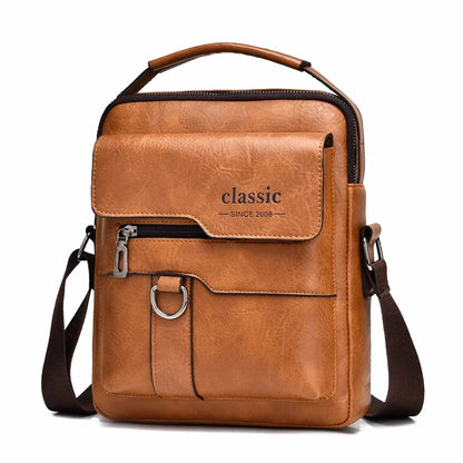 PU Leather Crossbody Tote Bag