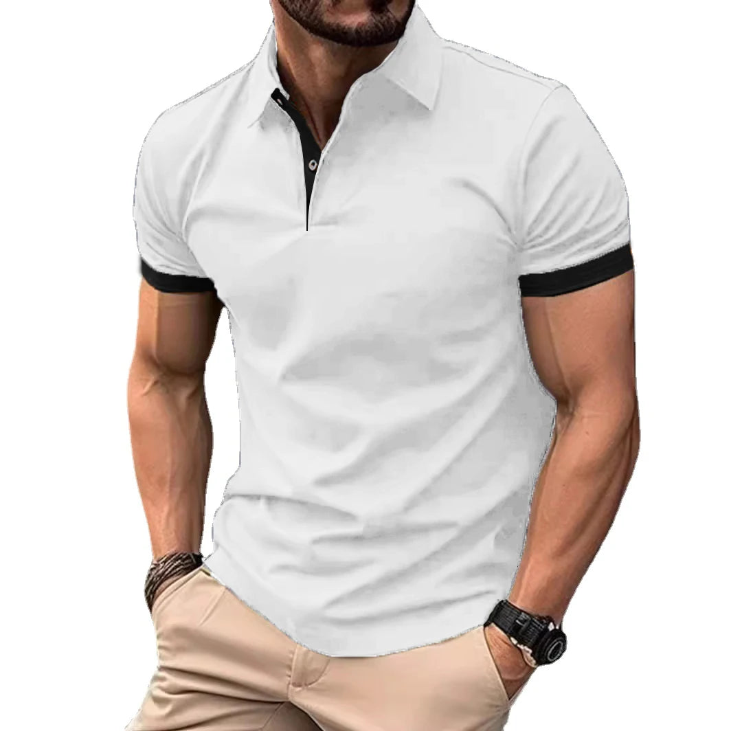 Solid Summer Casual Polo