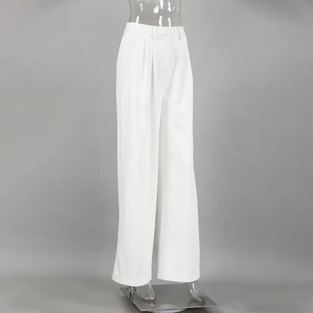 High Waist Wide Pants