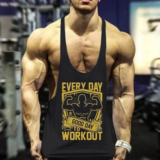 Gym-Goal Gym Stringer Vest Fitness
