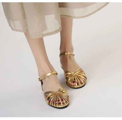 Boho Butterfly-Knot Flat Sandals