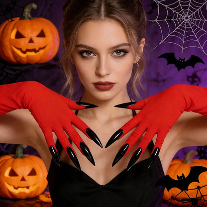 Elbow-Length Costume Claw Gloves